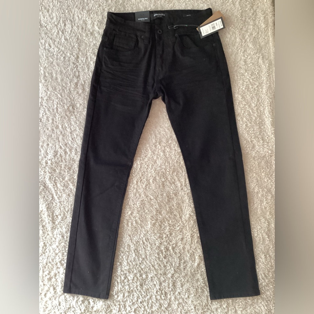 Kenneth Cole Men's Black Skinny Jeans